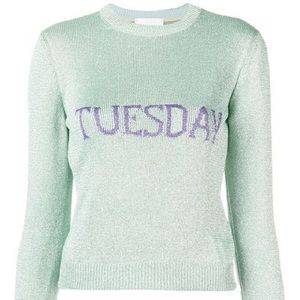 NWT: ALBERTA FERRETTI
Tuesday intarsia sweater